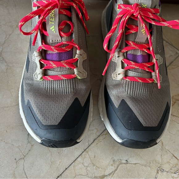 Adidas Terrex Free Hiker 2.0 Mid-Cut Trail Hikers With Knit Collar